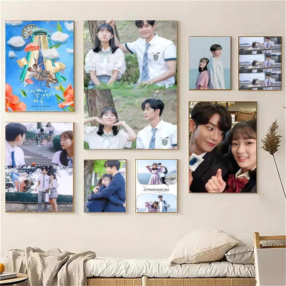 TV Series Extraordinary You Poster Self-adhesive Decal Living Room Bedroom Party Bar Decor Moisture-proof Fade-resistant