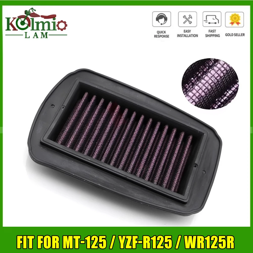 Motorrad-Luftfilter, geeignet für 2008 - 2018 YAMAHA YZF-R125 WR125RMT-125 MT125 2015 - 2019 YZF-R 125 2016 2017 – Detail 1