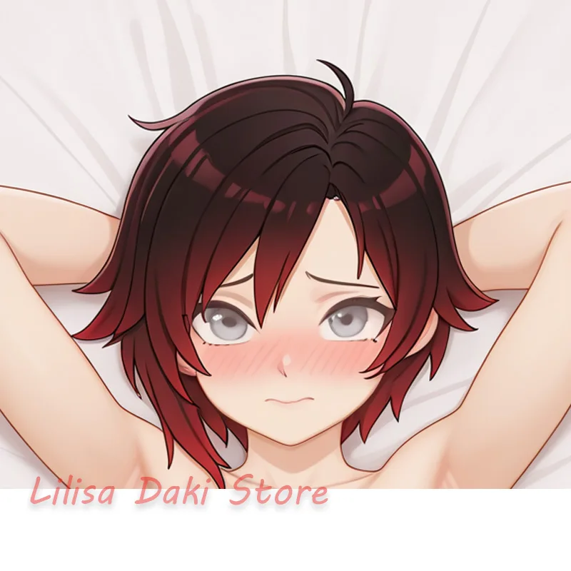 Dakimakura Ruby Rose Body Pillow Cover Double-Sided Print Anime Life-Size Pillowcase Gifts