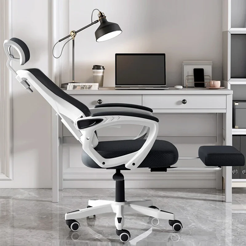 

Lumbar Support Headrest Office Chairs Mobile Ergonomic Furniture Sedentary Rotate Office Chairs Computer Cadeiras De Escritorio