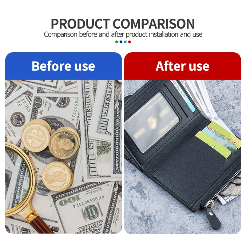 Leather Men's Wallet Zipper Short Desigh Card Holder Male Purse For BMW E91 E92 E93 E60 F10 F30 E39 E36 E87 X3 X5 E70 E46 E90 view 5