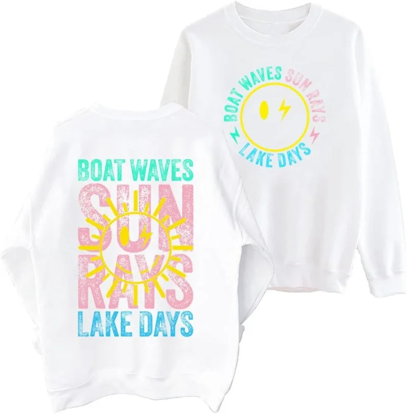 

Boat Waves Sun Rays Lake Days Sweatshirt, Boat Waves Sun Rays Lake Days Shirt Cute Lake Days Sweatshirts