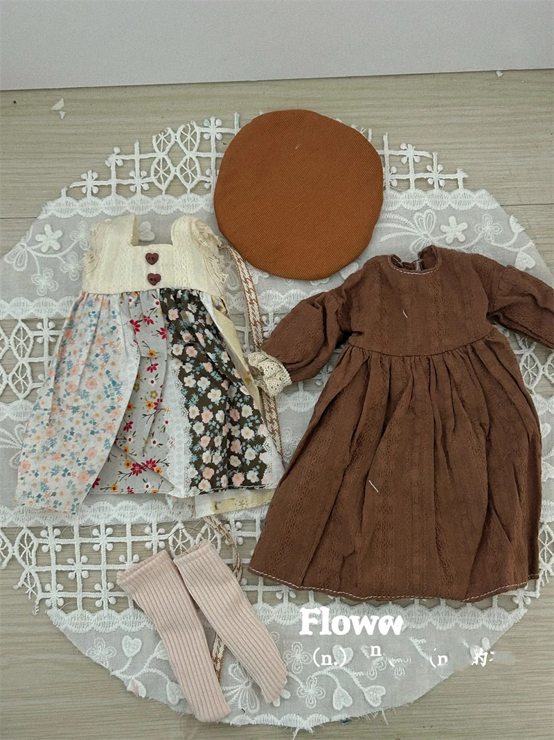 BJD doll clothes suitable for 1/6  size Dress suit rabbit uniform college style clothes set doll accessories (4 points)