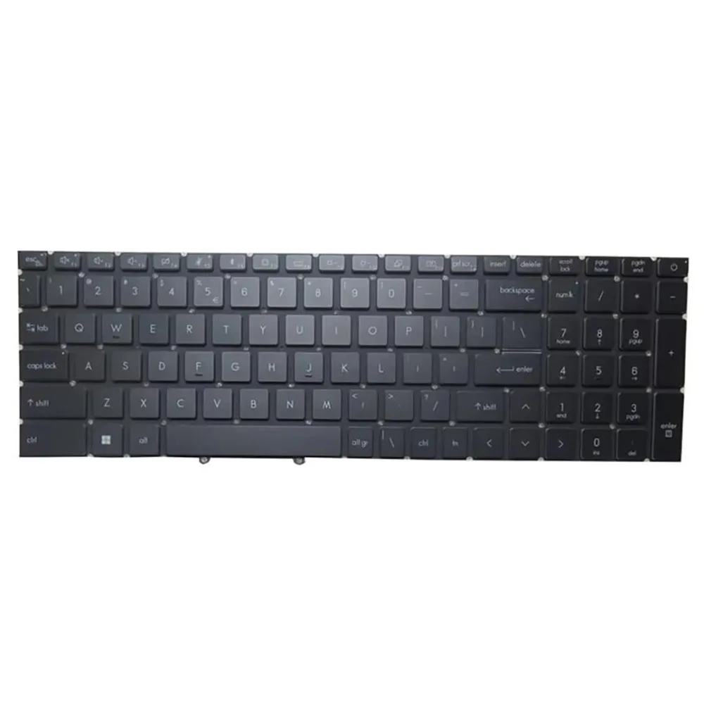 Black Laptop Backlit Keyboard For MSI Vector 18 HX AI A2XW A2XWIG A2XWHG English US No AI Key No Frame New