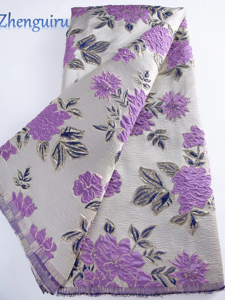 

High Quality Jacquard French Lace Fabric African Damask Brocade Lace Fabric 2025 Nigerian Elegant Dress for Women Sew A3900