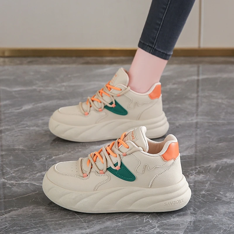 

Womens Platform Sneakers Breathable Mesh Comfortable Walking Shoes Non Slip Sole Fashion Athletic Footwear For Daily Wear
