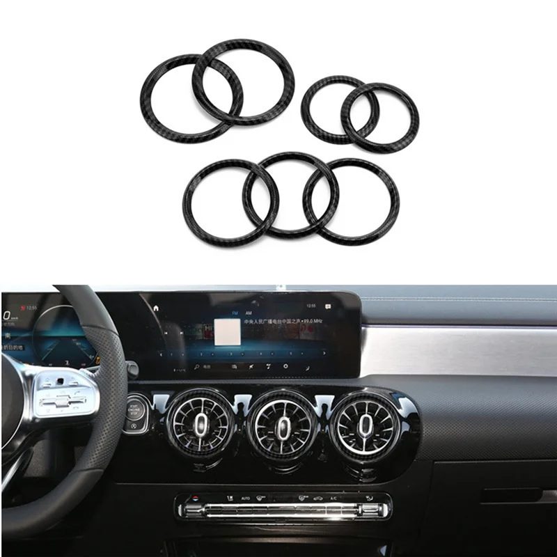 

Precisionn Air Conditioning Outlet Decorative Ring Front Dashboard Air Conditioning Component For Mercedes Benz A CLA GLA GLB