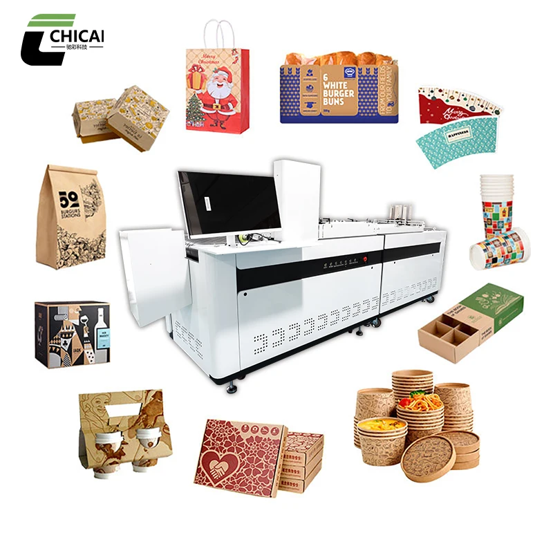 Single-pass Printer Pizza Box Inkjet Printer Paper Bag Disposable Paper Cup Printer Freight Payment Process