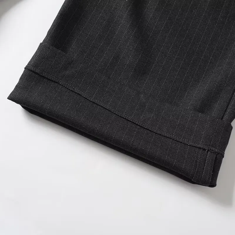 YENKYE Damen Neue Mode Bürokleidung Gestreifte Weite Hosen Lässige Herbst Damenhosen Pantalones De Mujer – Detail 7