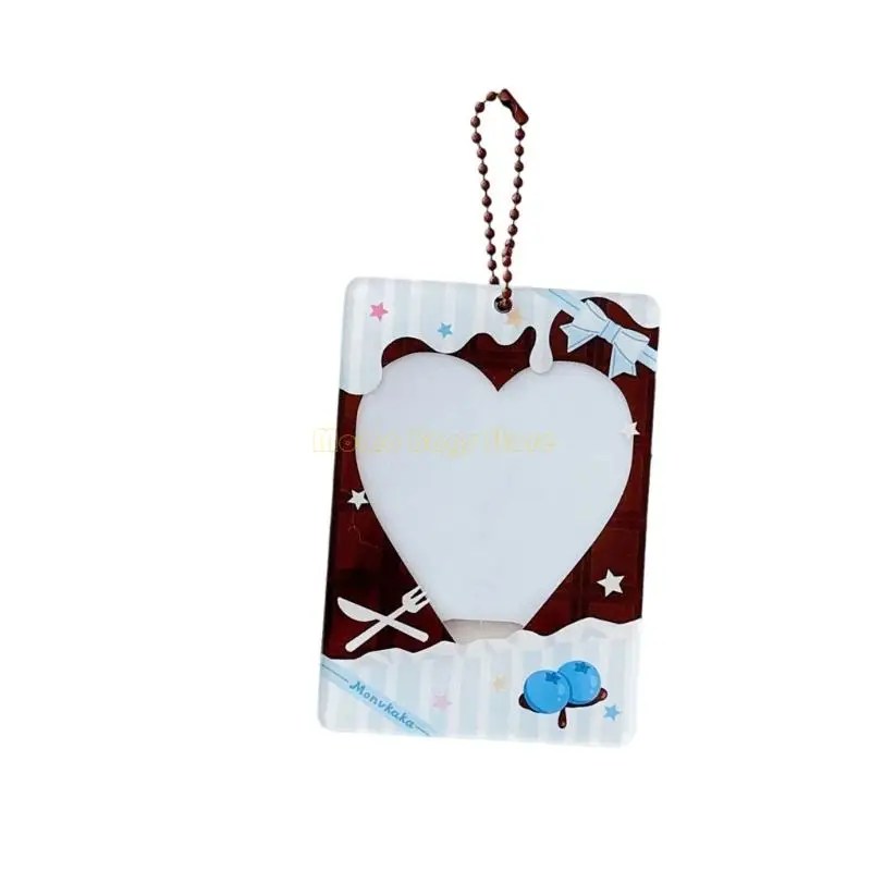 X90D Event Catching Chocolate Mini Card Protector Praktische Acryl -KPOP -Zubehör