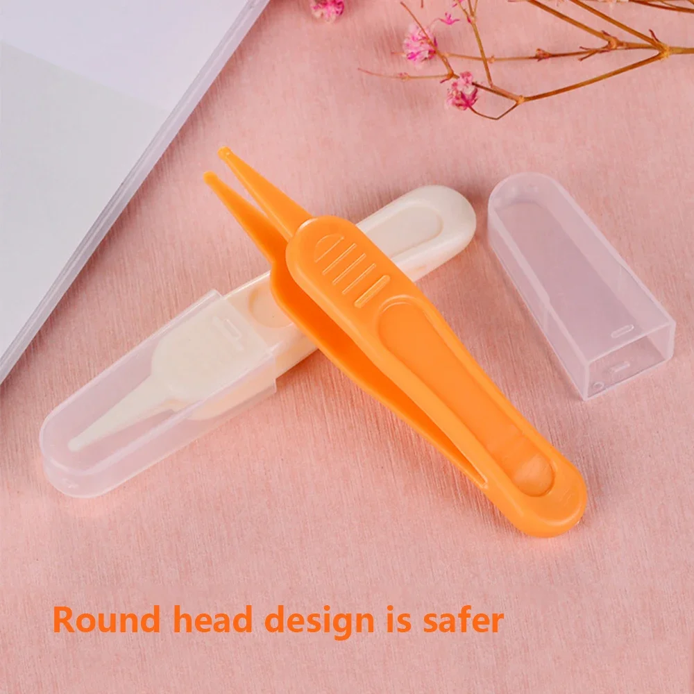Cleaning Forceps Toddler Nasal Cavity Care Booger Clip InfantsTools Kids Ear Nose Navel Clean Baby Dig Safety Tweezers