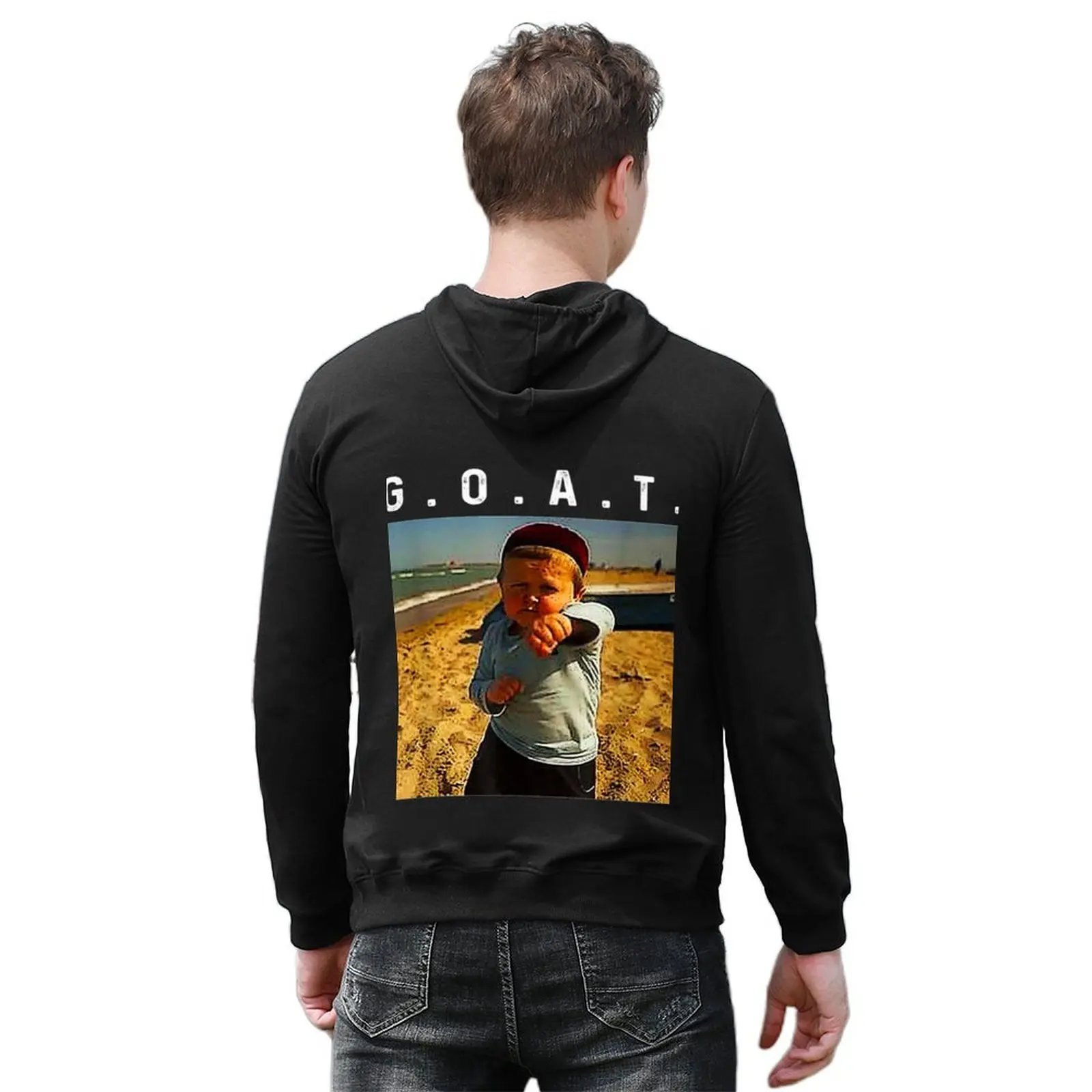 الماعز Mma Hasbulla القتال ميمي هوديي ملابس الخريف بلوزة الرجال الشتاء سترة مقنعين قميص الرجال هوديي البلوز