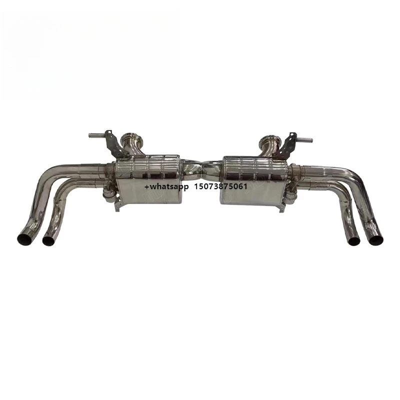High Performance Stainless Steel Valvetronic Supersport X-Pipe Exhaust System Catback for Gallardo LP560-4