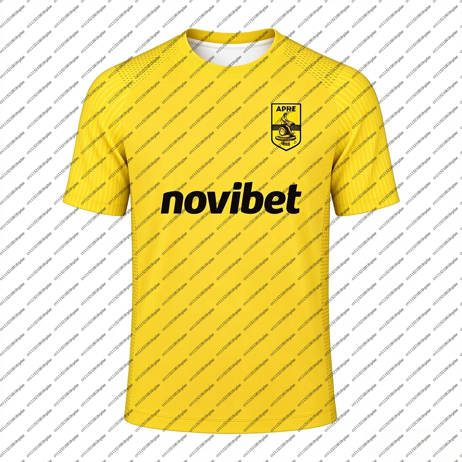 2026-27 Aris Thessaloniki Home and Away T-Shirt with 3D Digital Print, Comfortable and Breathable Sports Casual Top
