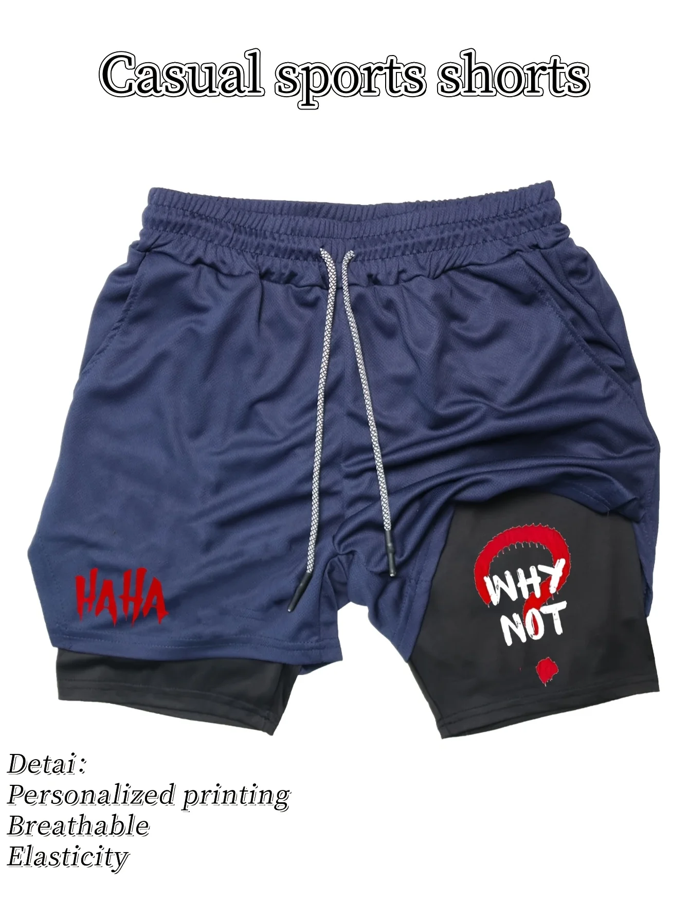 

2026 Men'S Casual Sports Shorts - Breathable Quick-Dry Elastic Waistband Drawstring Lightweight Running &amp Training Pants