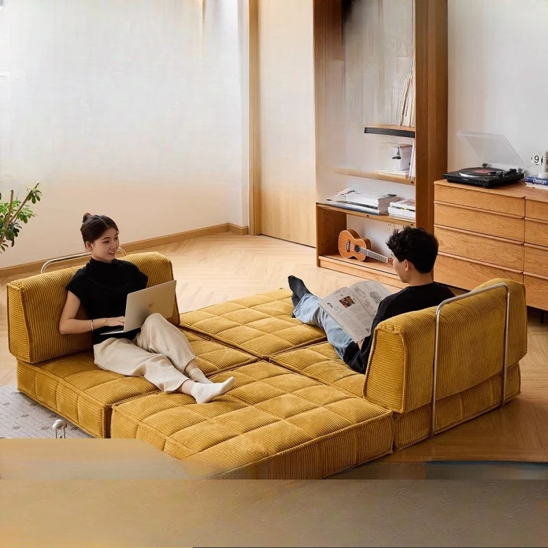 

Special for fabric sofa free combination living room small apartment corduroy