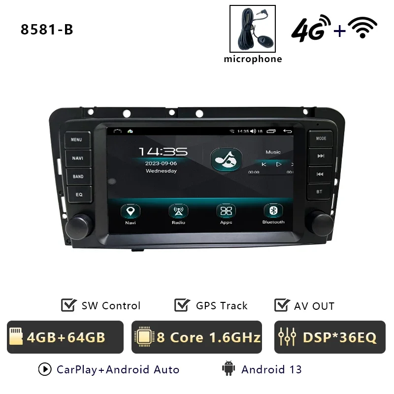 CHSTEK Carplay Android 13 Autoradio Voor Volvo S40 V40 XC70 V70 S60 2005 2006 2007 2008 2009 GPS WIFI 4G RDS Head Unit Autoradio