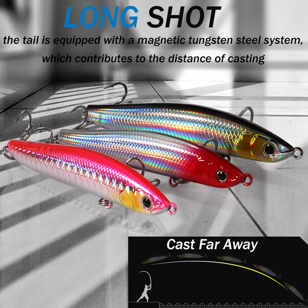 Sinking Pencil Bait 16g 9.8cm Wobbler 12g 8.5cm Popper Weight Transfer Pesca Swimbait Cast Minnow Silicone Tackle Fishing Lure - AliExpress 18 Sinking Pencil Bait 16g 9.8cm Wobbler 12g 8.5cm Popper Weight Transfer Pesca Swimbait Cast Minnow Silicone Tackle Fishing Lure - AliExpress 18
