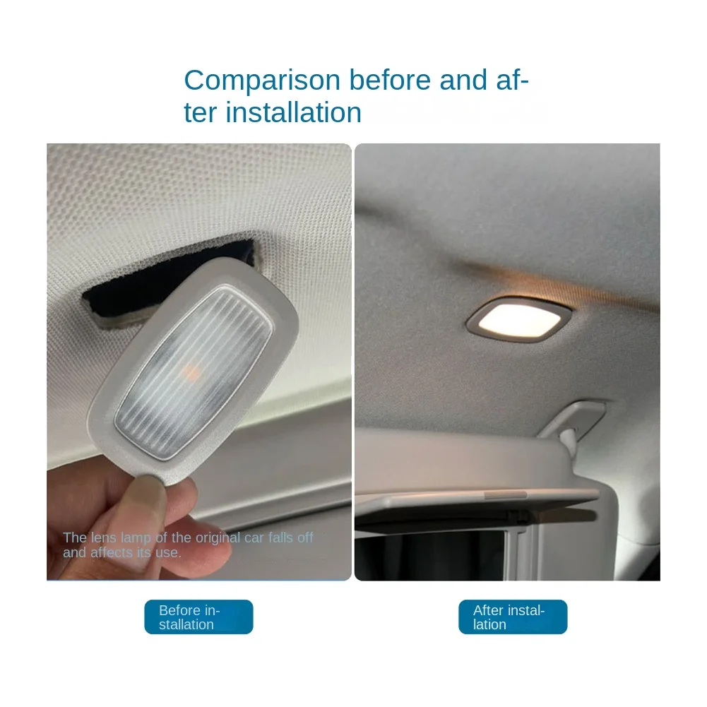 AEE5-Car Inner Roof Light Sunvisor Makeup Lamp For Mercedes-Benz W205 W253 W213 W222 C200 E260 S300