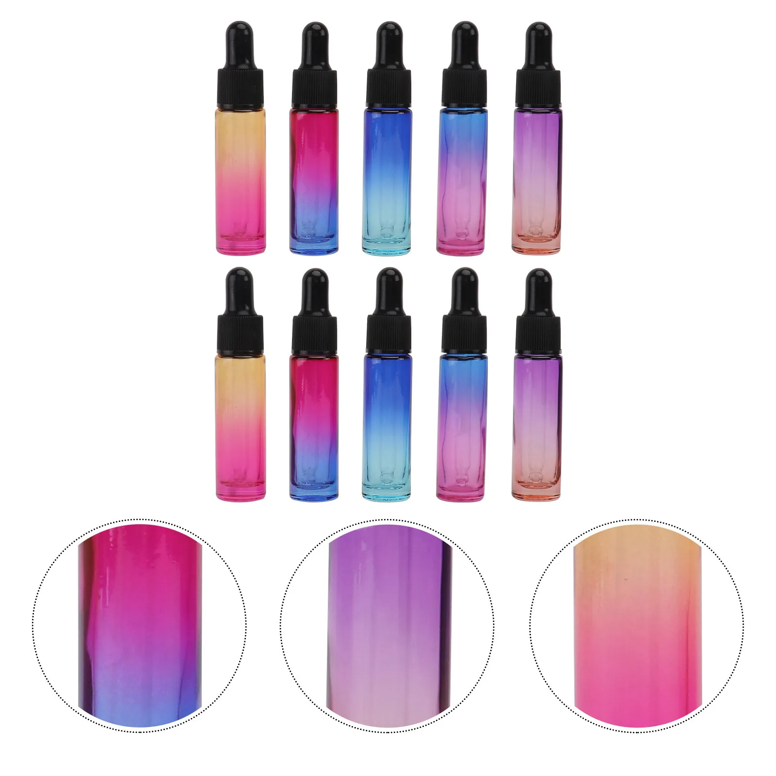 

10 шт. стеклянные бутылки-капельницы для эфирного масла герметичный дорожный контейнер для жидкости прочная плотная герметичная бутылка бутылка для эфирного масла