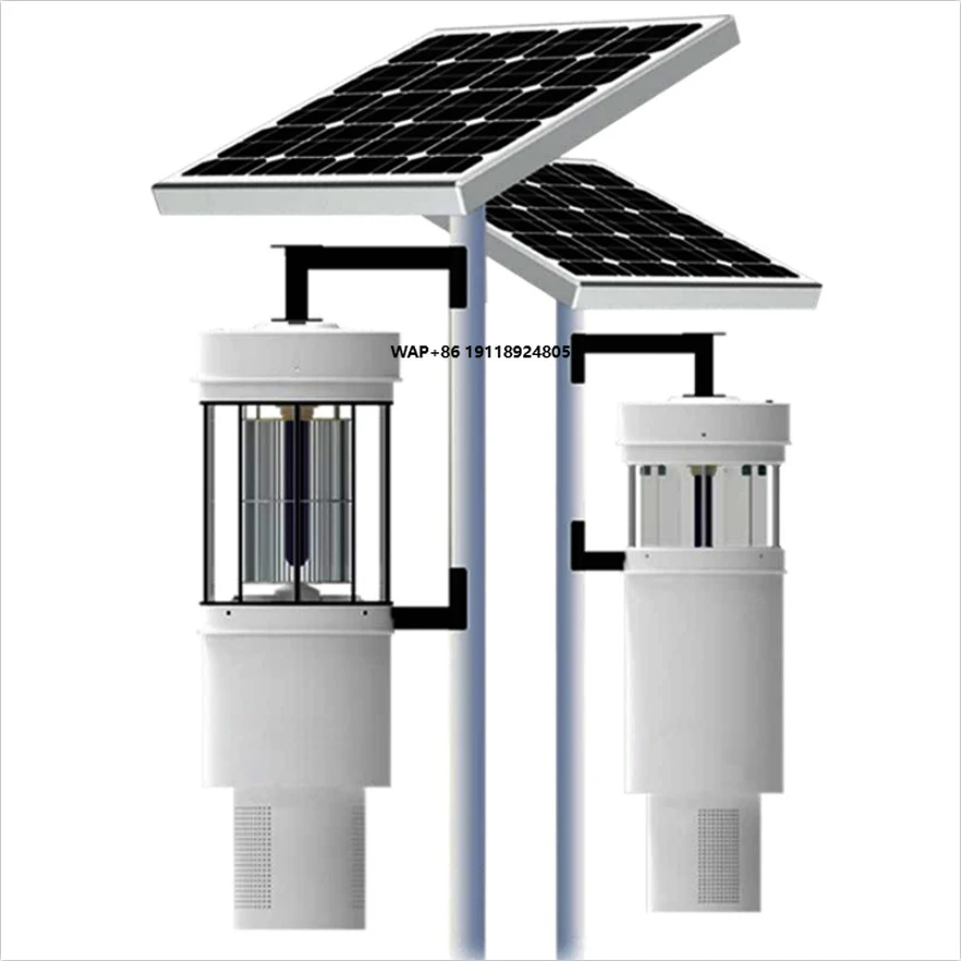 Intelligent Automatic Identification Insect Body Agricultural Pest Detector Insecticidal Lamp 4G/Ethernet Solar/220V Power 500W