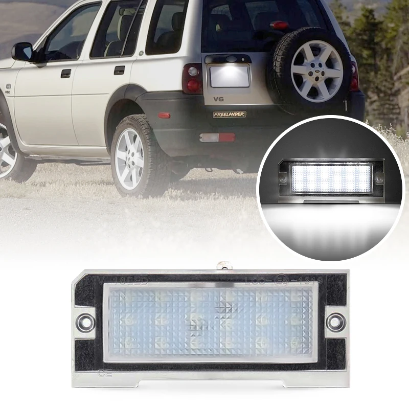 1Pcs LED License Plate Light For Land Rover Freelander 1998-2006 Number Plate Lamp Rerplace OEM XFC100540