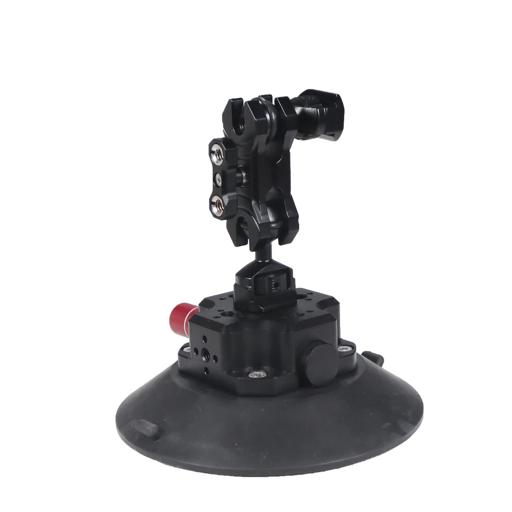 Handpumpe Vakuum Saugnapf 1/4 "3/8" arri Ortung Loch Kamera Stabilisator Halterung für gopro insta360 Auto Lampe Stand halterung – Detail 39