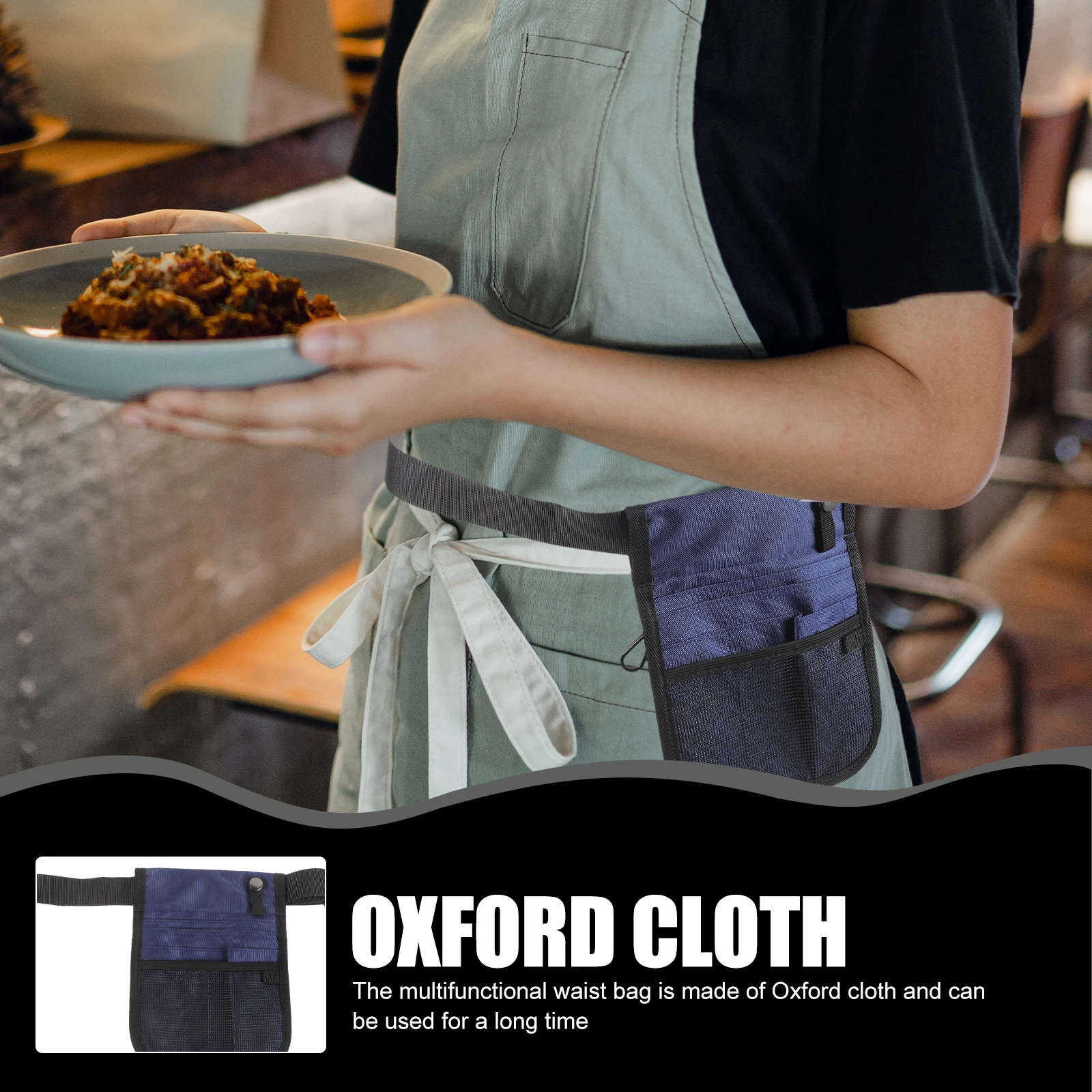 Multifunctional Storage Waist Apron Nurses Bags Fanny Oxford Cloth Work