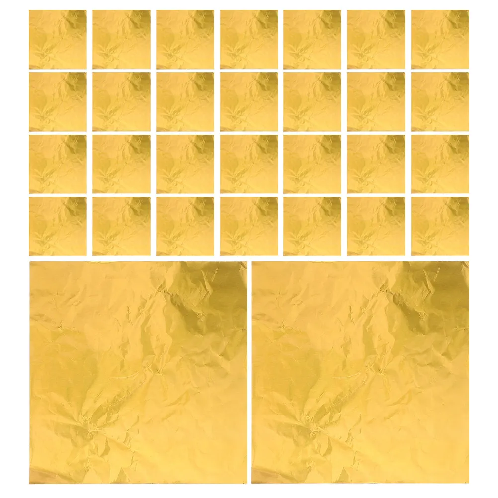 300Pcs Chocolate Wrappers Aluminum Foil Candy Wrapping Paper 15x15cm Square Foil Sheets DIY Sweets Packaging Holiday Wedding