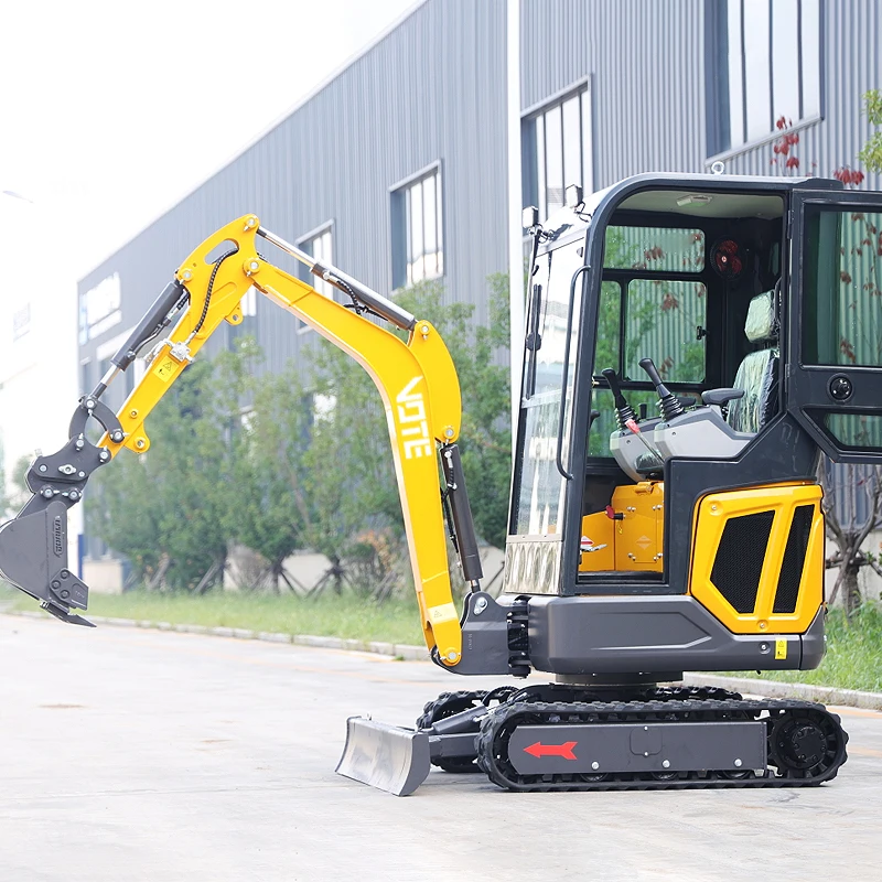 Free Shipping EPA Engine Excavators 1.6 Ton 2 Ton Home Small Mini Digger Mini Excavator Machine for Sale