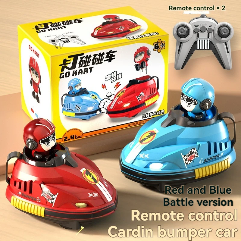 Children Battle Rc Car Toy Parent-child Interaction Bumper Cars Drift Collision Karting Two-man Battle Remote Control Car Toys