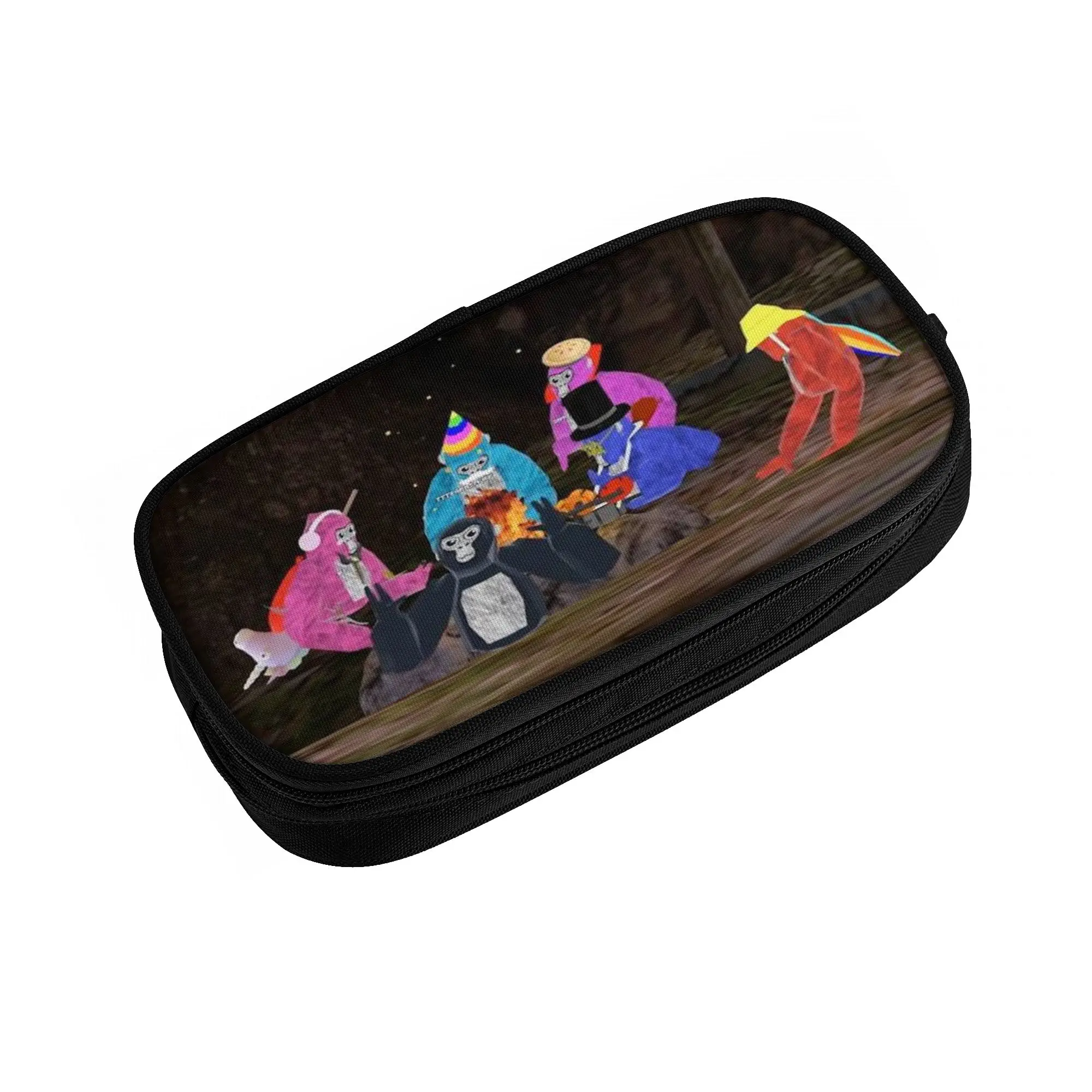 Creative Gorilla Tag VR Gamer Pencil Case  Pencil Pouch Pen for Student Large Storage Bag School Supplies Gift Stationery