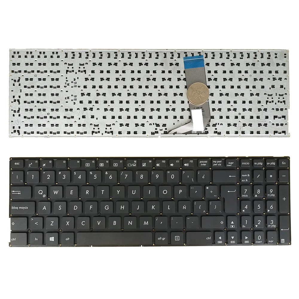 Latin Spanish Keyboard for Asus X756 X556