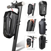 1-5L EVA Hard Shell Electric Scooter Front Bag Waterproof Bike Bicycle Hanging Bag for Xiaomi M365 Electric Scooter Accessories