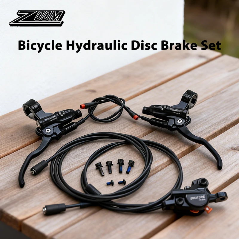 

ZOOM HB-775E E-BIKE Hydraulic Disc Brake Set 2-piston Electric Scooter Mountain Bike Power Off Control Oil Hydraulic Disc Brakes