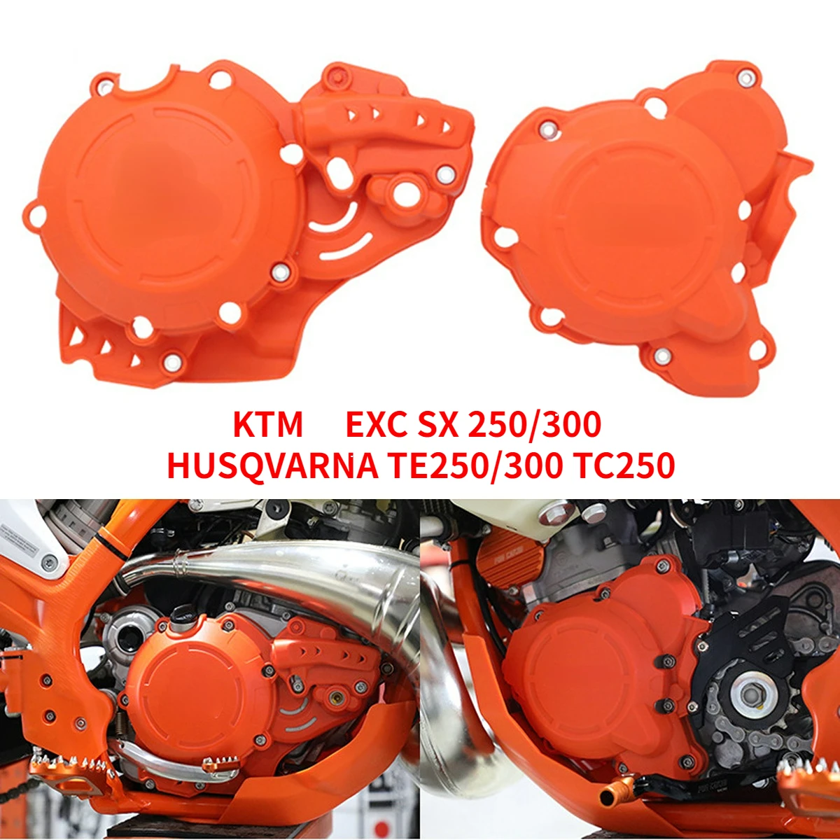 Motorcycle Engine Clutch Protecto Lgnition Guard Cover For KTM 250/300EXC EXC250/300TPI SX250 HUSQVARNA 300 TC250 TE250/300i