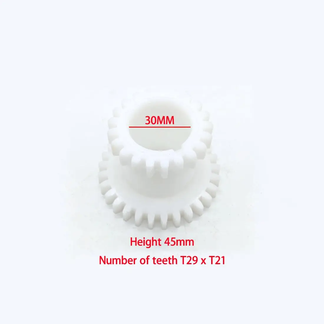 1 Set 2 Speed Hi-Low Plastic Double Gear Set for CJ0618 Series Mini-Lathe Metal Cutting Machine (CJ0618-014/024)