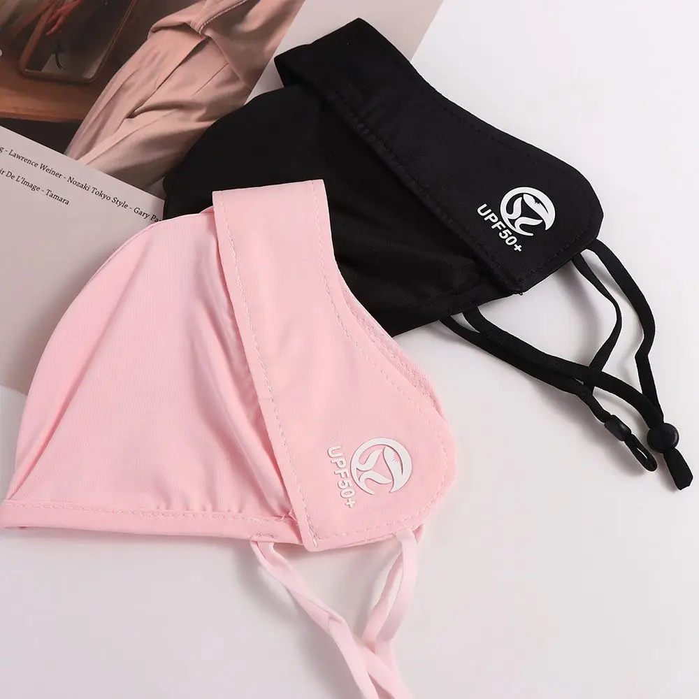 Цветная уличная походная летняя маска для лица, солнцезащитная вуаль для женщин, ледяная шелковая маска, солнцезащитный крем, шарф для лица, маска для лица Gini