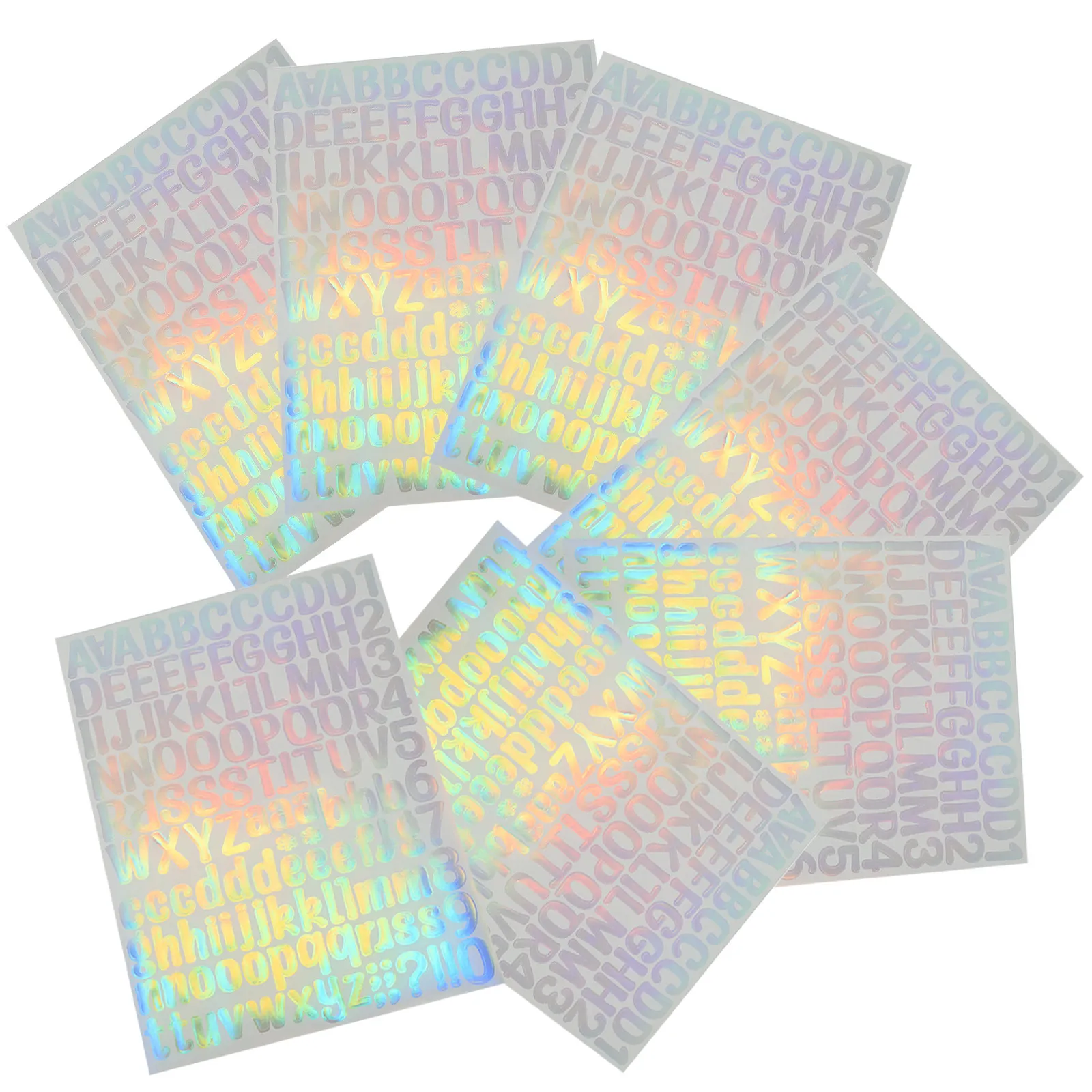 

10 Sheets Waterproof Self Adhesive Letter Stickers Durable Alphabet Decals for Indoor Outdoor Use Letter Stickers