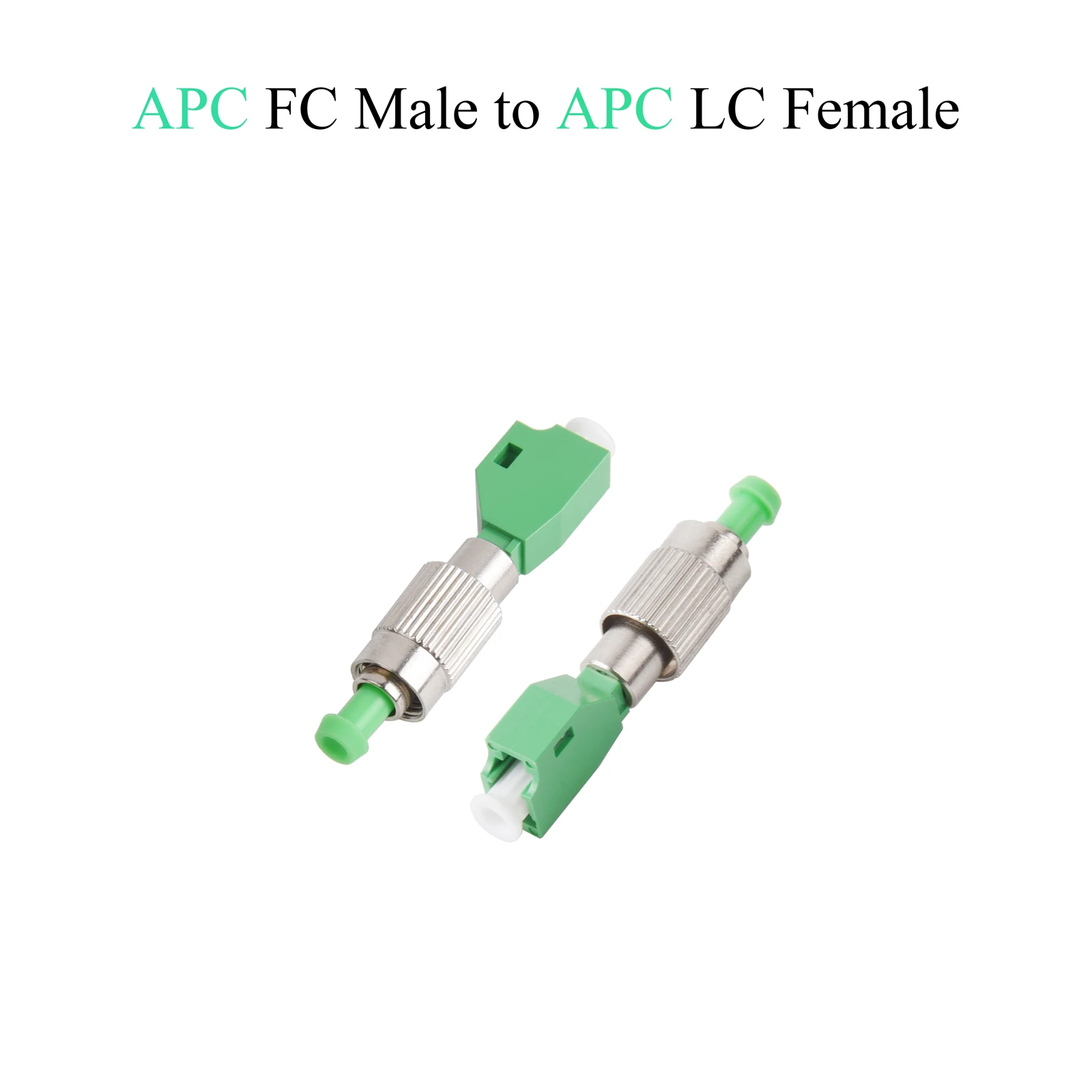 1PCS Fiber Optic FC APC/UPC Male to LC UPC/APC/OM3/OM4 Female Adapter Single-mode Multimode  Converter Connector