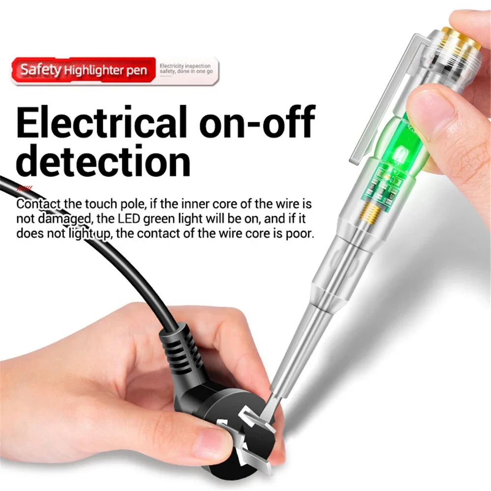 1/2/3 stücke intelligenter Spannungs prüf stift 24/70-250V Induktion leistungs detektor Stift elektrische Anzeige Schrauben dreher Anzeige werkzeuge