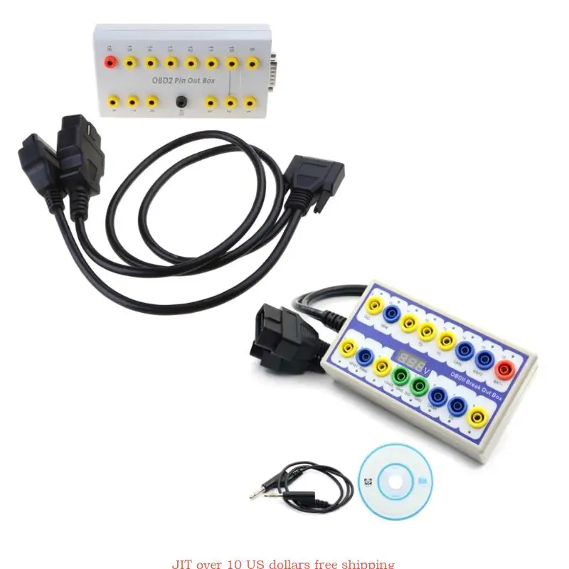 OBD2 Detector Breakouts Box Tester for Automotive OBD CAN Diagnosis Tool