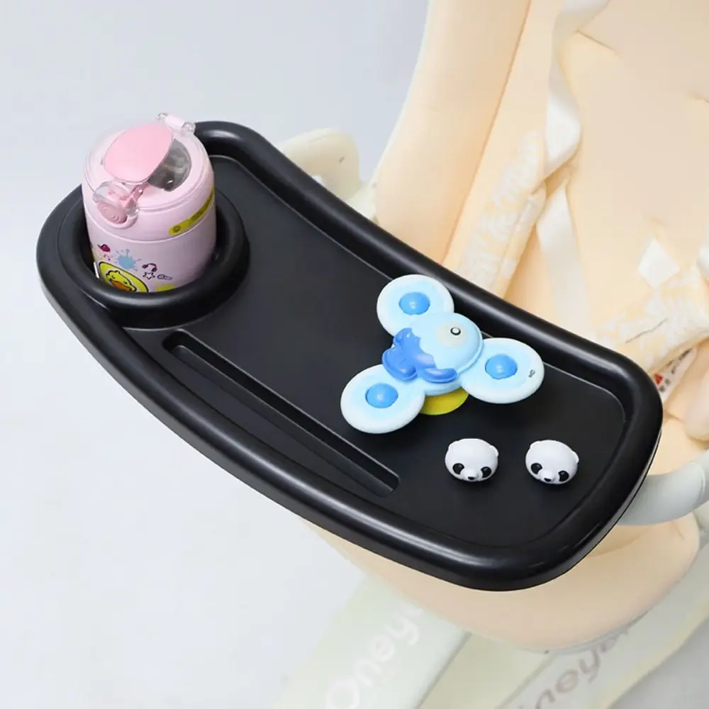 

Snack Tray Baby Stroller Dinner Table Tray Milk Bottle Cup Holder Stroller Accessory Cart Pram Snack Tray Baby Feeding Supplies