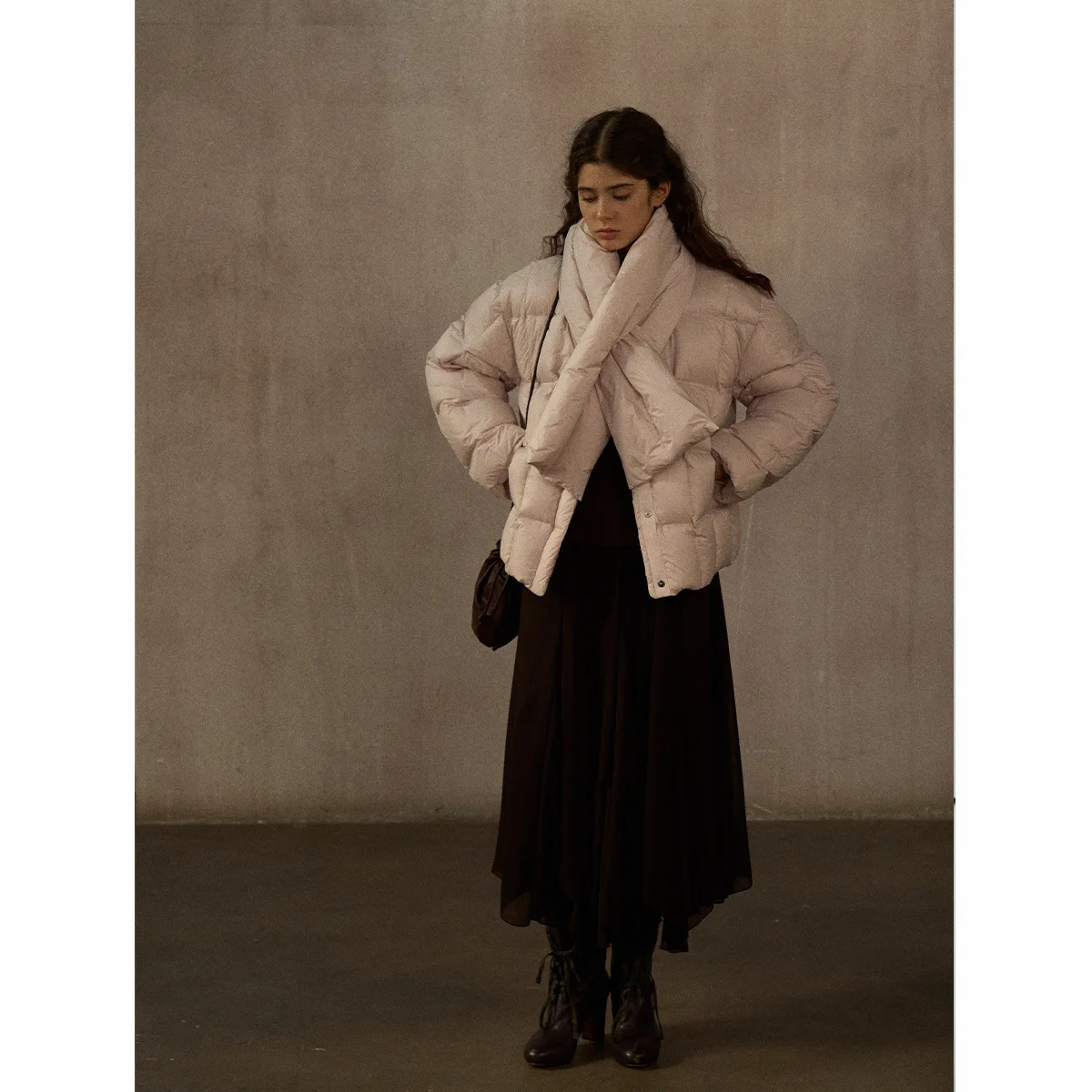 UMI MAO معطف نسائي يشبه السحابة خفيف الوزن دافئ كلاسيكي للتنقل سلس متقلب فائق النعومة سترة نسائية Y2K #3