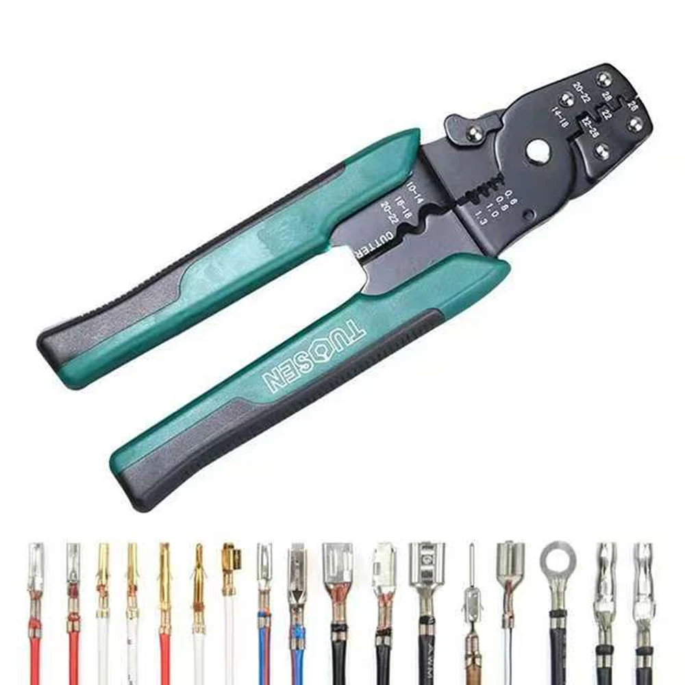 

SenNan 1pcs Multi-functional Decrustation Pliers Wire Stripper Hand Tools Crimper Cable Cutter Stock item Crimping Pliers Tools