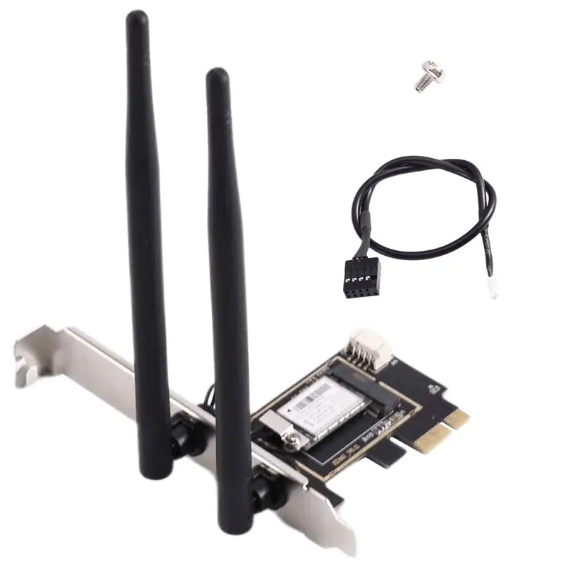 

N300 2.4G PCI-E Wireless Network Adapter Built-In Wireless Network Card Wi-Fi Receiver Bluetooth 4.0 For Desktop