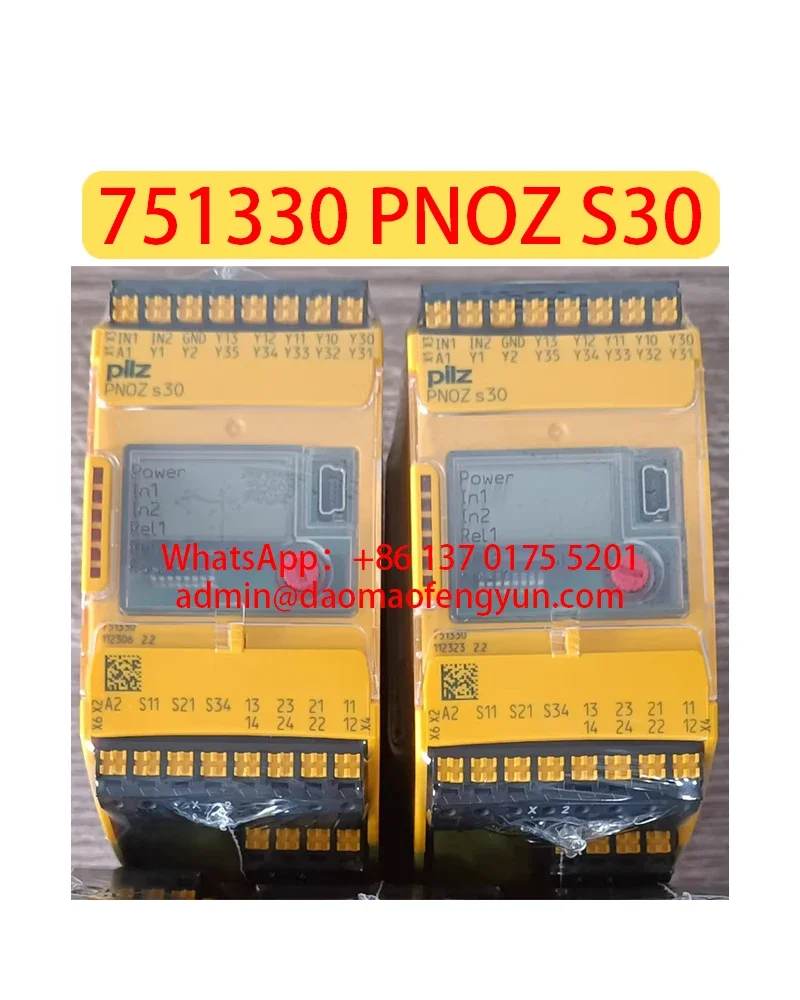 

751330 PNOZ S30 Brand New Safety Relays，Fast shipping
