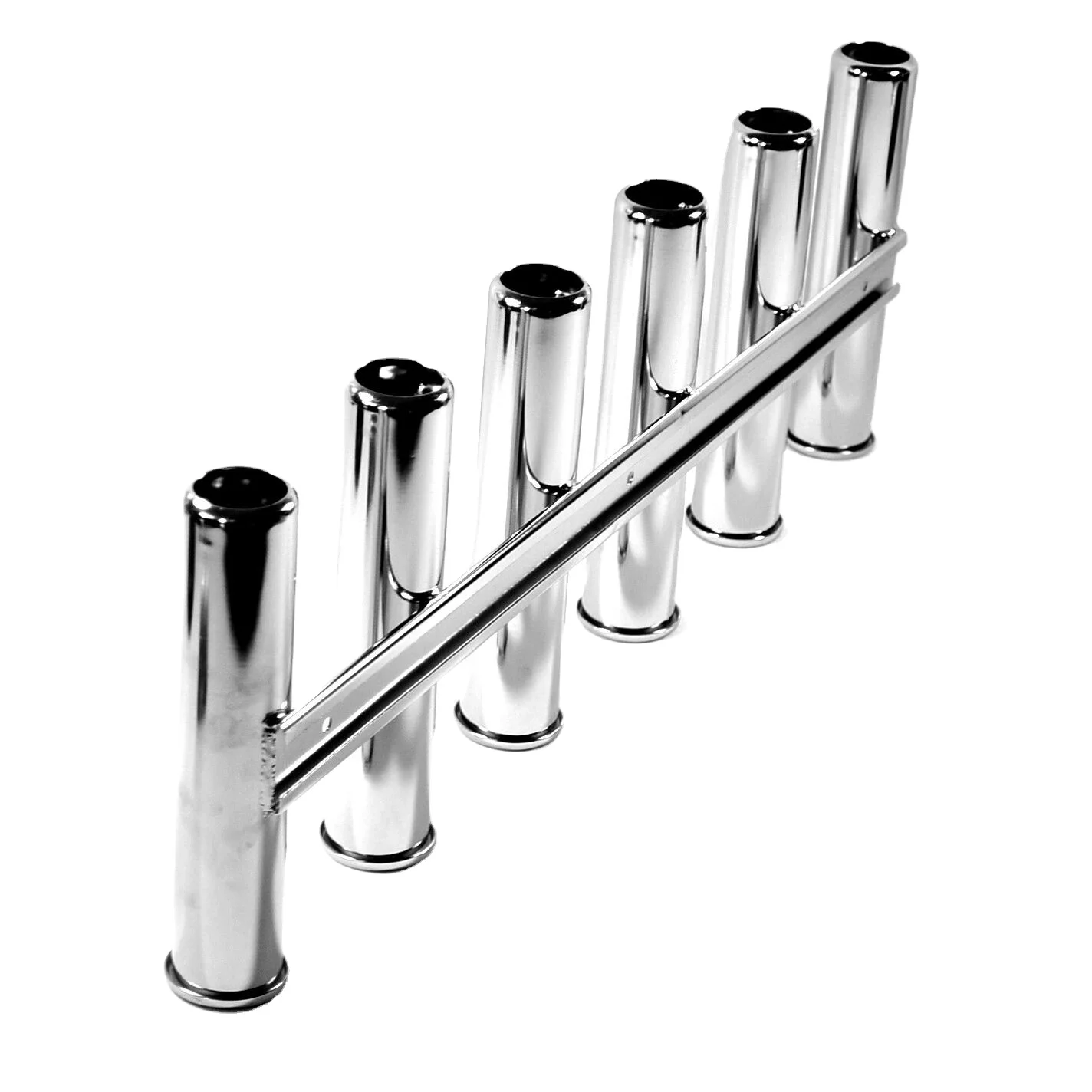 

Marine Stainless Steel Polished 6 Fishing Rod Holders Marine Yacht Hardware Accessories