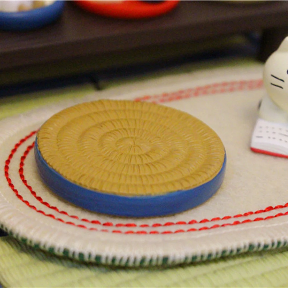 

Round Ornaments Decoration Tatami Mat Supplies Dollhouse Decorations Accessories Decors Japanese-style