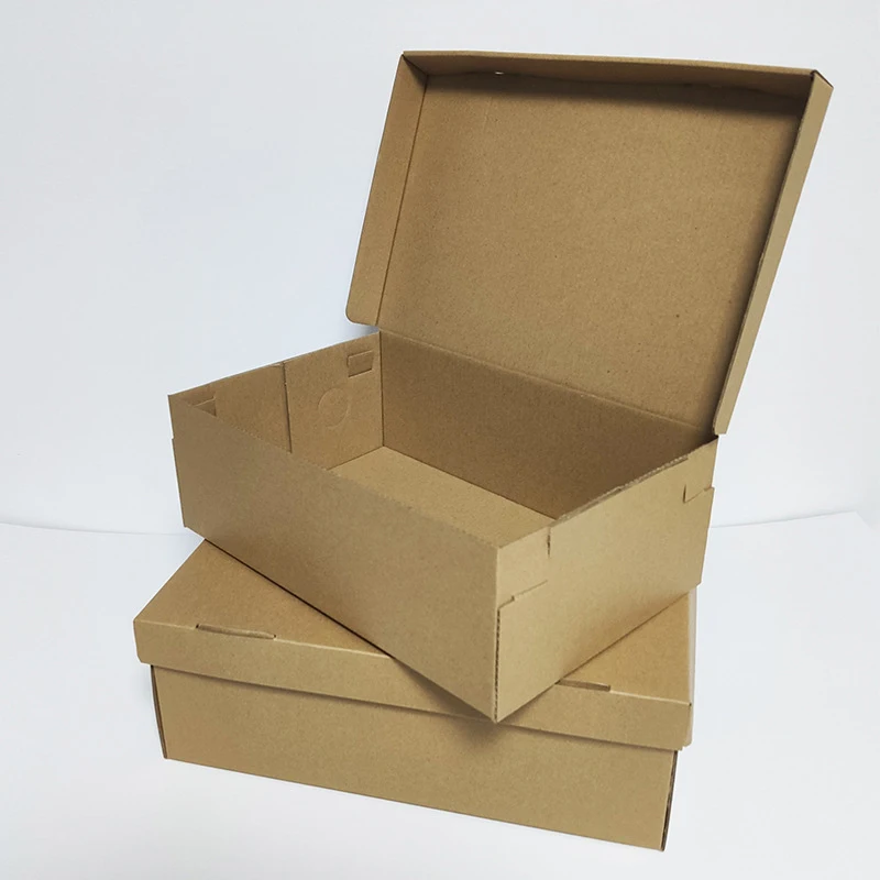 5Pcs/lot 3-layer Corrugated Shoe Box Handmade Package Carton Business Mailing Gift Box Cardboard For Shipping Packaging Box